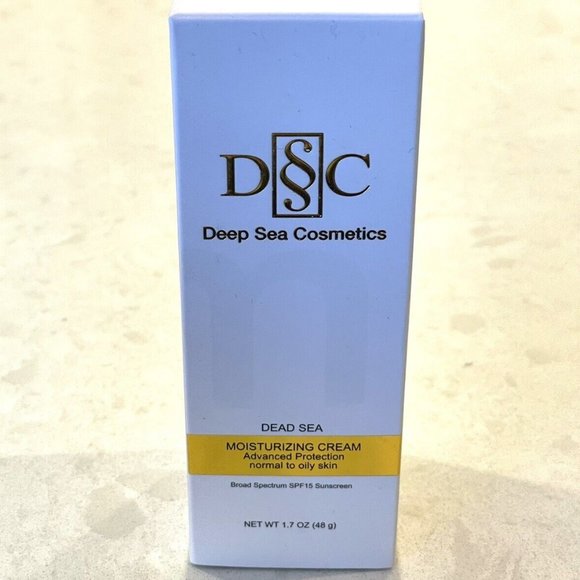 DEEP SEA DEAD SEA MOISTURIZING CREAM-NORMAL TO OILY SKIN-1.7 oz/50 ml-NEW-SEALED